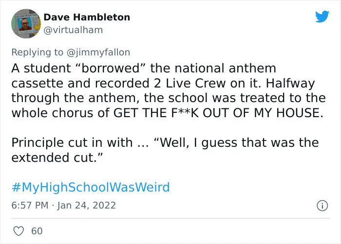 Jimmy Fallon Invited People To Share Why Their High School Was Weird, Here’re 30 Of The Funniest Responses