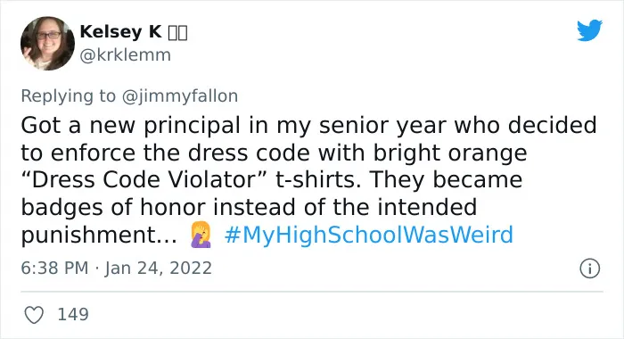 Jimmy Fallon Invited People To Share Why Their High School Was Weird, Here’re 30 Of The Funniest Responses