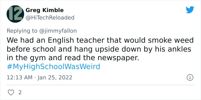 Jimmy Fallon Invited People To Share Why Their High School Was Weird, Here’re 30 Of The Funniest Responses