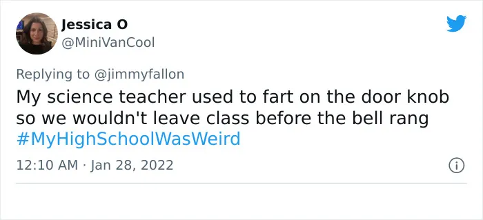 Jimmy Fallon Invited People To Share Why Their High School Was Weird, Here’re 30 Of The Funniest Responses