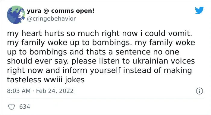 Russia Just Invaded Ukraine And People Are Going Online To Let Others Know How Scary It Is (30 Posts)