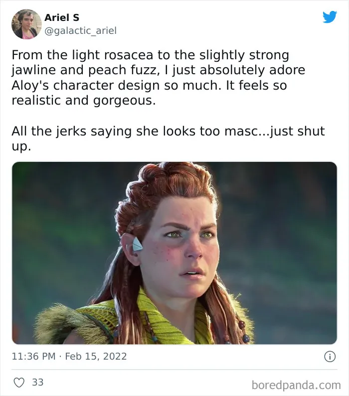 Gamer Doesn't Understand Why Female Video Game Character Has A 'Beard', Gets Schooled With 35 Brilliant Replies