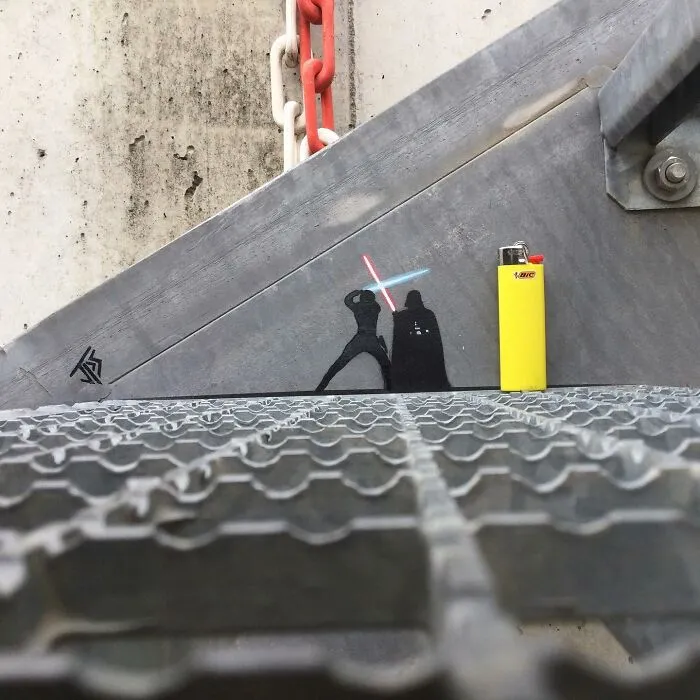 Este artista hace que las calles vuelvan a ser divertidas creando grafitis que interactúan con su entorno (30 nuevas fotos)