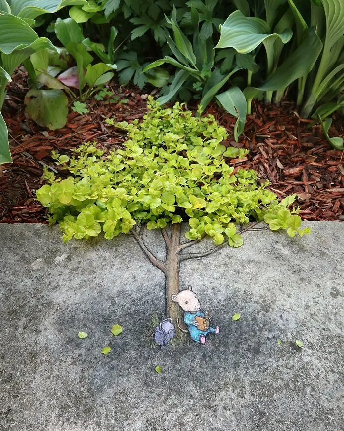 Adventures Of Chalk Characters: 90 Street Art Pieces By This Artist (New Pics)