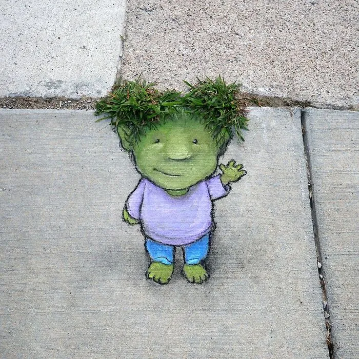 Adventures Of Chalk Characters: 90 Street Art Pieces By This Artist (New Pics)