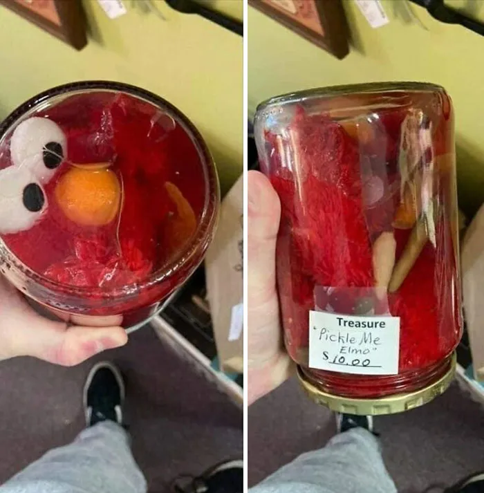 “Pickle Me” Elmo - $10.00