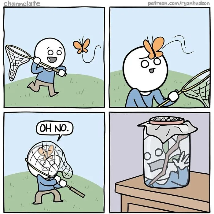 30 Lighthearted Comics By This Artist That Turn Slightly Dark At The End (New Pics)