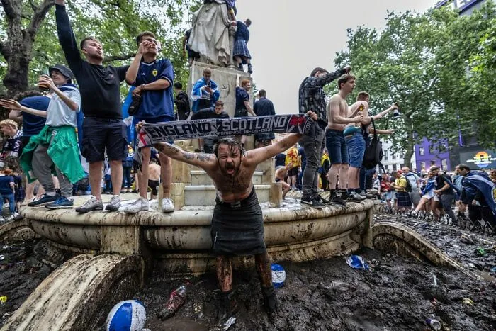 Tartan Army Descend On London For Euro 2020, Silver In Editorial/General News, Professional