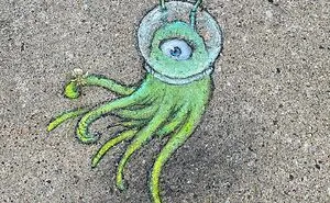 Adventures Of Chalk Characters: 90 Street Art Pieces By This Artist (New Pics)