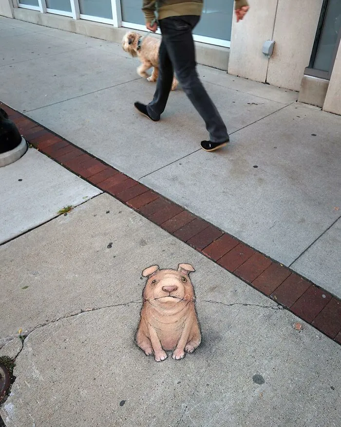 Adventures Of Chalk Characters: 90 Street Art Pieces By This Artist (New Pics)