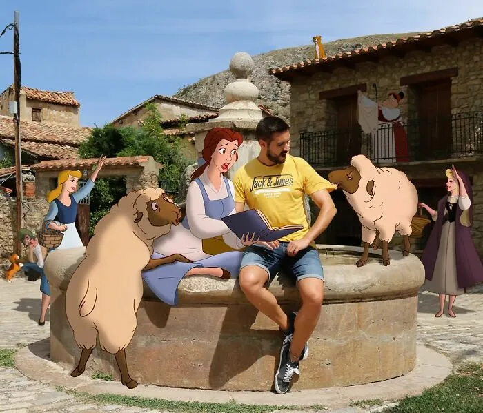 Este profesor sigue colocando personajes de Disney en su vida y los resultados son cautivadores (29 nuevas fotos)