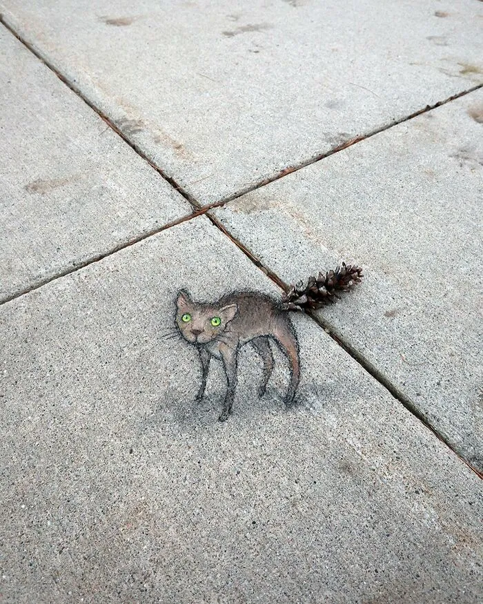 Adventures Of Chalk Characters: 90 Street Art Pieces By This Artist (New Pics)