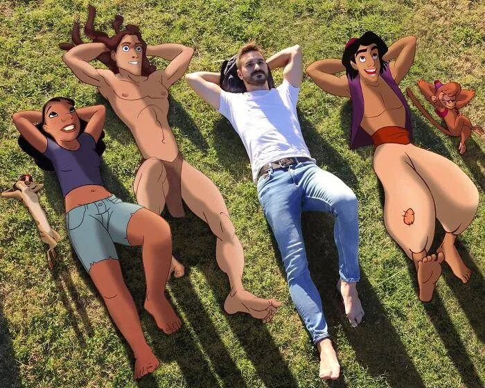 Este profesor sigue colocando personajes de Disney en su vida y los resultados son cautivadores (29 nuevas fotos)