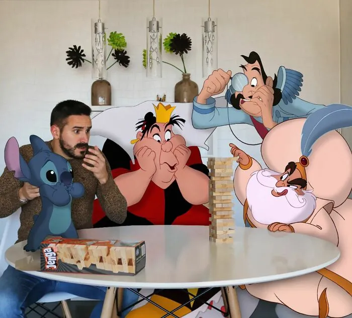 Elementary School Teacher Photoshops Classic Disney Characters Into His Life And The Result Is Captivating (29 New Pics)
