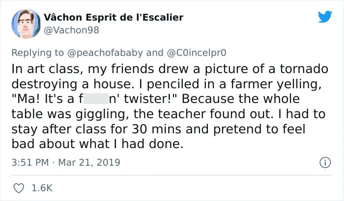 35 Ridiculous Reasons Kids Were Punished At School, As Shared By People On Twitter