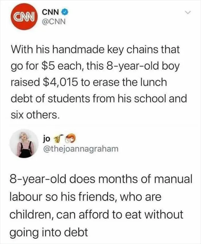 An 8 Year Old Shouldn’t Have To Do This