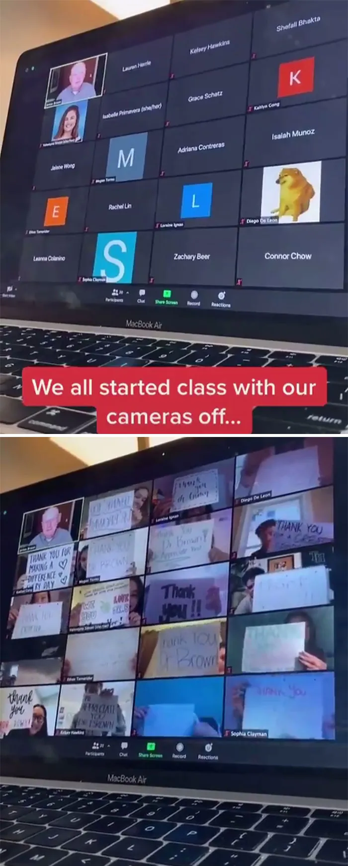 I Can’t Imagine How Tough It Must Be For Teachers To Be Expected To Adapt Immediately And Perfectly To This New System, And Do It All Overnight. I’m Sure This Meant A Lot To The Teacher. Good Job Class, You All Get An A+ From Me