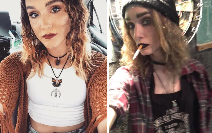 Me With Almost A Year And A Half Sober vs. Me At My Worst In Active Addiction