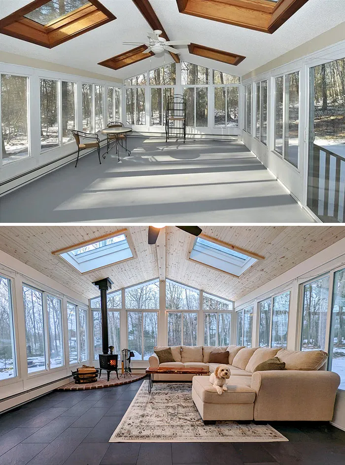 Finished Redoing Our Sunroom Today