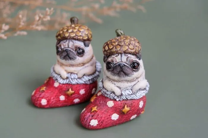 70 Tiny Animal Sculptures That I Created From Clay
