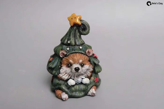 70 Tiny Animal Sculptures That I Created From Clay