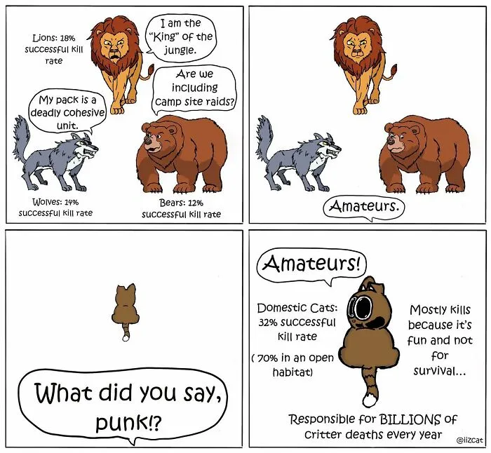 Artist Makes Funny Comics About What It's Like Living With A Cat, And Cat Owners Can Relate (30 New Pics)
