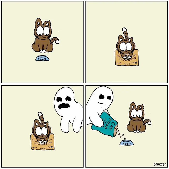 Artist Makes Funny Comics About What It's Like Living With A Cat, And Cat Owners Can Relate (30 New Pics)