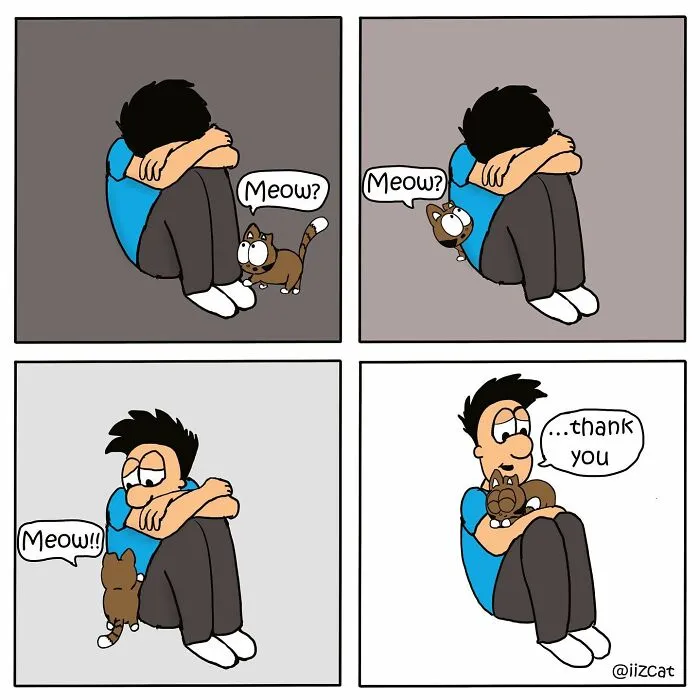 Artist Makes Funny Comics About What It's Like Living With A Cat, And Cat Owners Can Relate (30 New Pics)