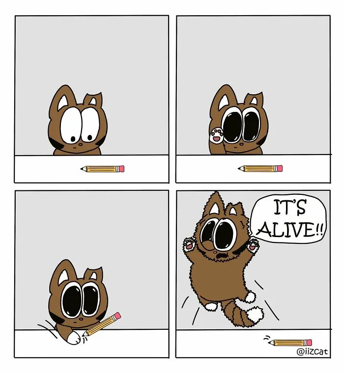 Artist Makes Funny Comics About What It's Like Living With A Cat, And Cat Owners Can Relate (30 New Pics)