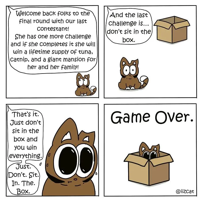 Artist Makes Funny Comics About What It's Like Living With A Cat, And Cat Owners Can Relate (30 New Pics)