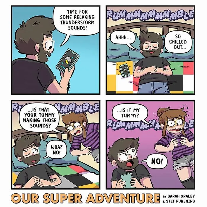 Artist Hilariously Illustrates Everyday Life With Her Fiancé And Their Four Cats, And We Can't Get Enough (30 New Pics)