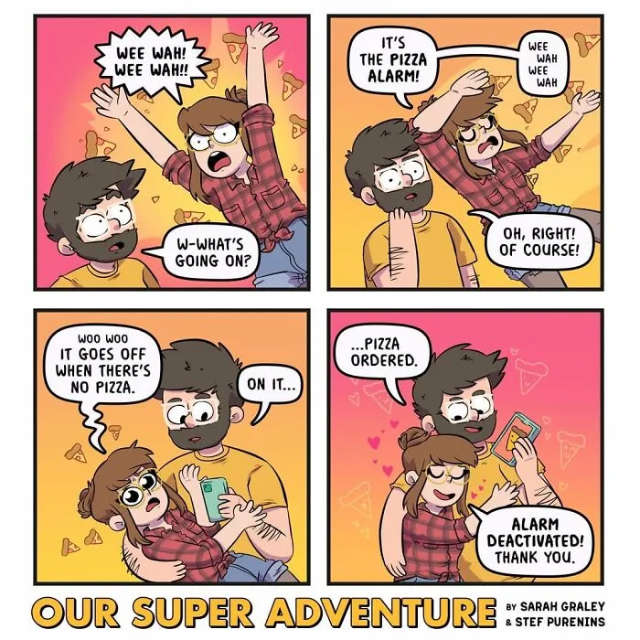 Artist Hilariously Illustrates Everyday Life With Her Fiancé And Their Four Cats, And We Can't Get Enough (30 New Pics)