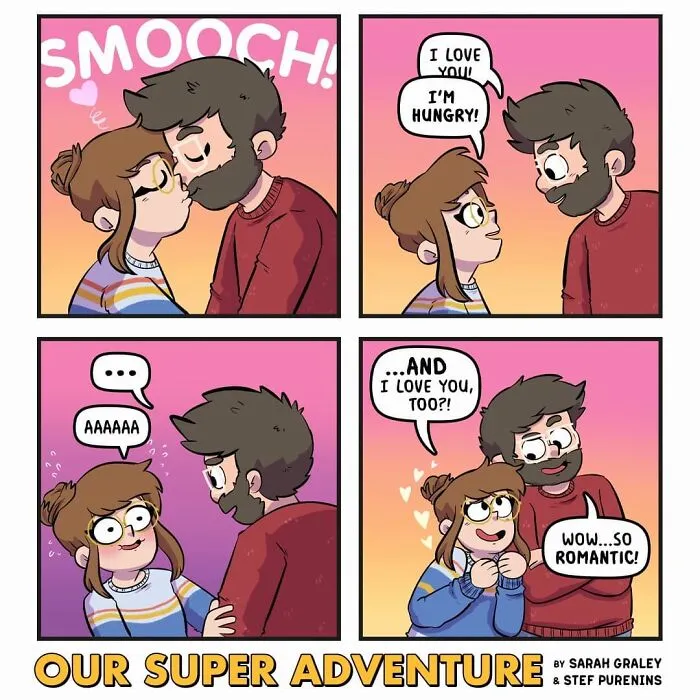 Artist Hilariously Illustrates Everyday Life With Her Fiancé And Their Four Cats, And We Can't Get Enough (30 New Pics)