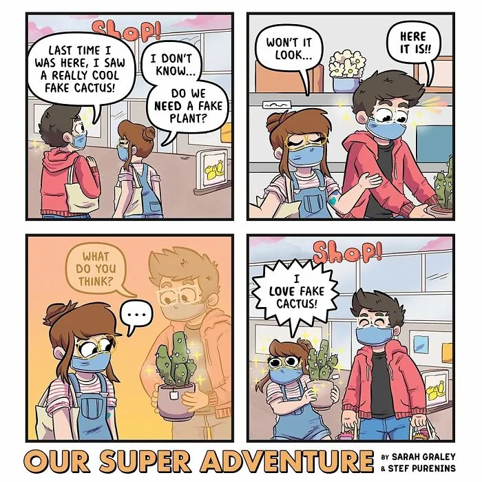 Artist Hilariously Illustrates Everyday Life With Her Fiancé And Their Four Cats, And We Can't Get Enough (30 New Pics)
