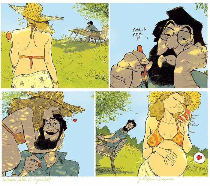 Artist Perfectly Captures The Essence Of A Loving Family (30 Illustrations)