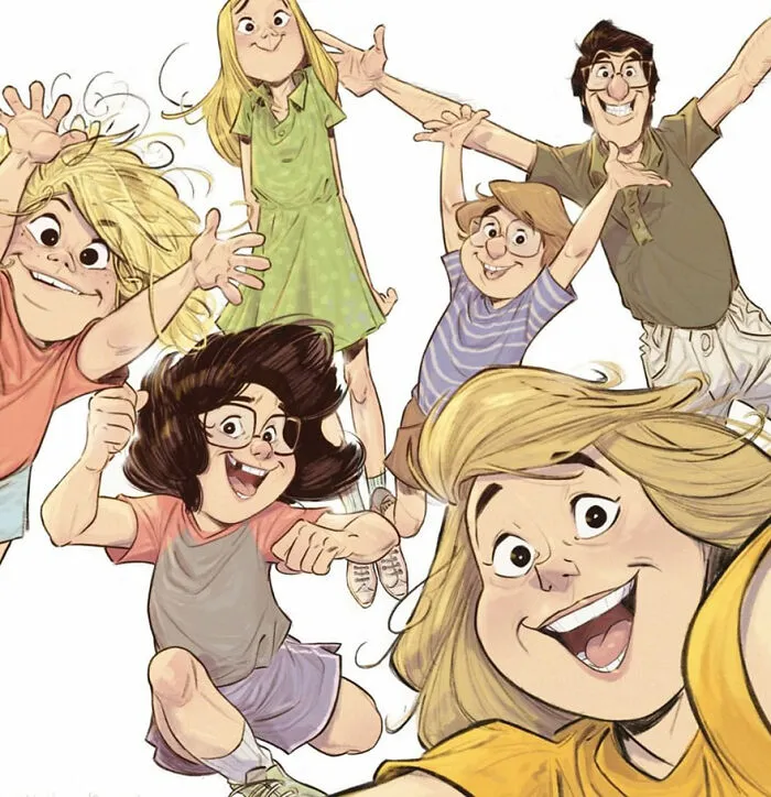 Artist Perfectly Captures The Essence Of A Loving Family (30 Illustrations)