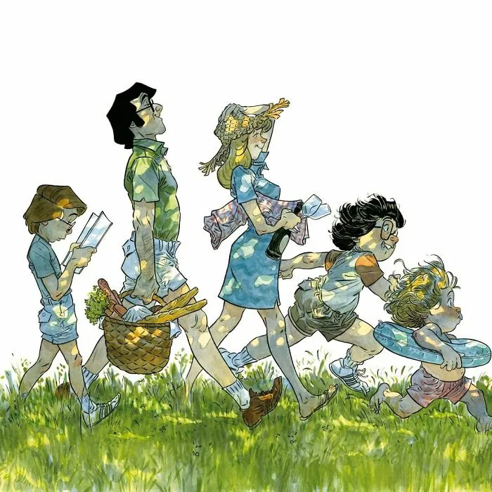 Artist Perfectly Captures The Essence Of A Loving Family (30 Illustrations)