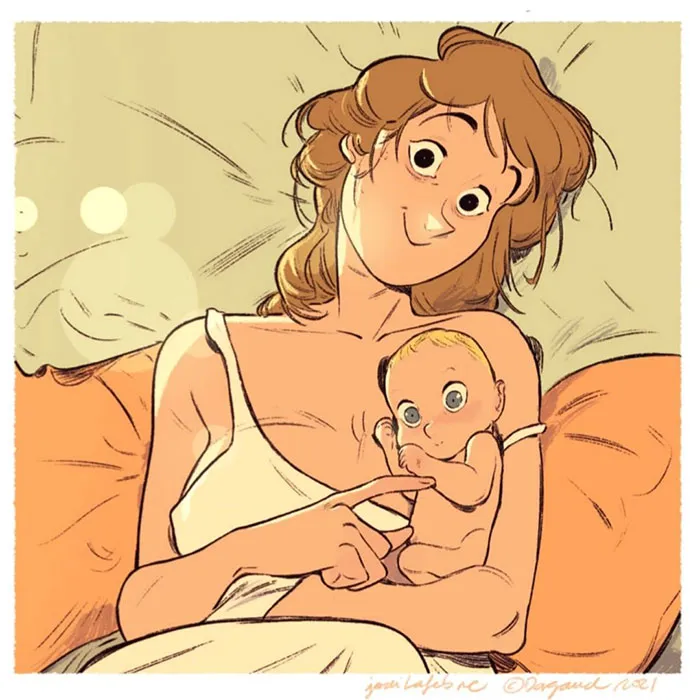 Artist Perfectly Captures The Essence Of A Loving Family (30 Illustrations)