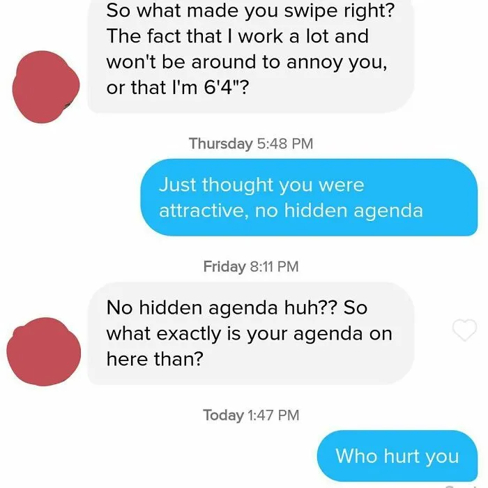 50 Times Tinder Matches Sent Such Awkward And Hilarious Messages, People Had To Submit Them To This Instagram Account