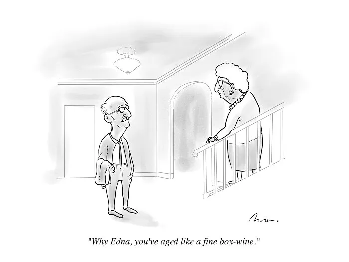 25 Absurd-Yet-Funny Cartoons I've Made That Got Rejected By "The New Yorker" (New Pics)