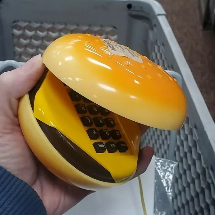 Cheeseburger Phone! Who Would You Call On This?