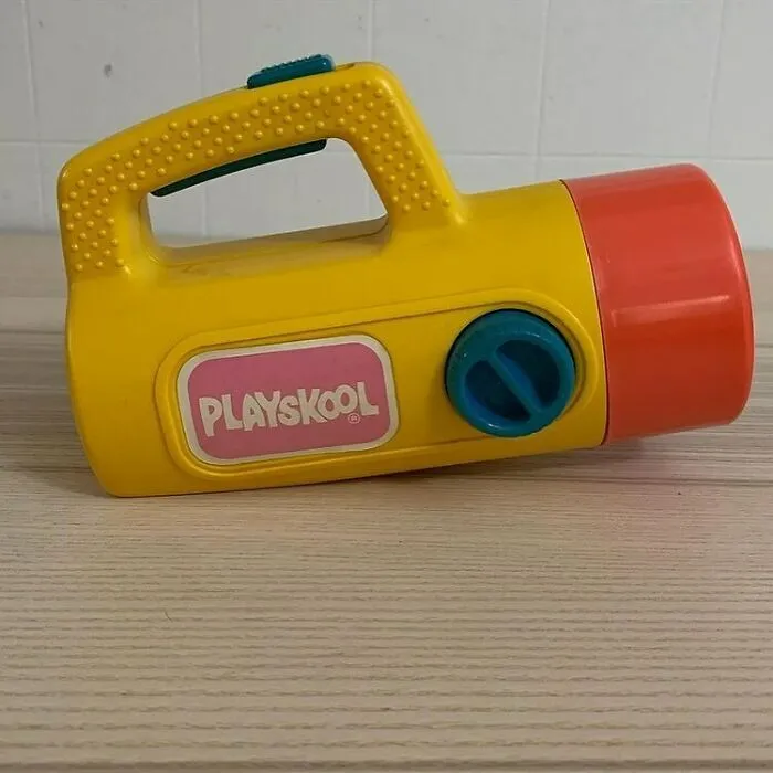 Who Remembers This Vintage 1980s Playskool Flashlight That Had 3 Different Colours?