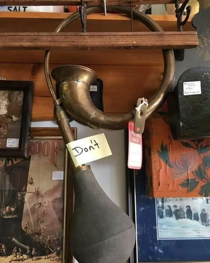 Imagine The Absolute Cringe Of The Thrift Store Employee