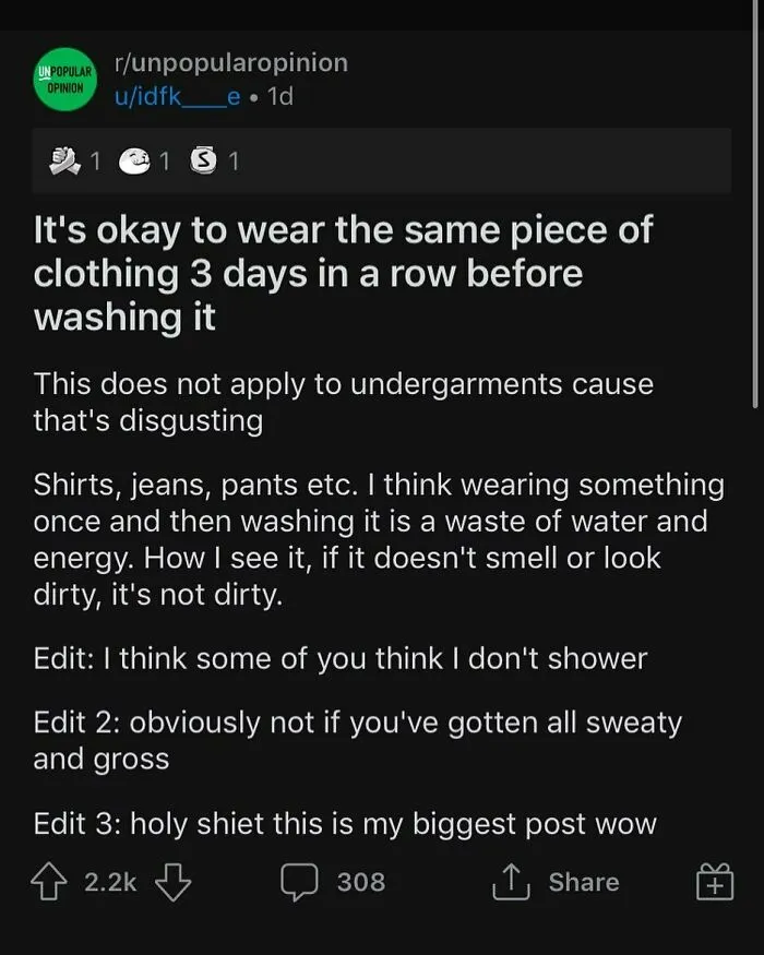 On This Instagram Page, People Share Unpopular Opinions And Here Are 50 Of The Most Polarizing Ones (New Posts)