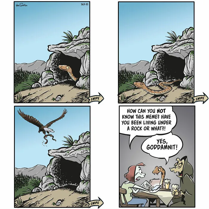 This Artist Creates Funny Comics About The Afterlife, And Here Are The Newest 30 Comics