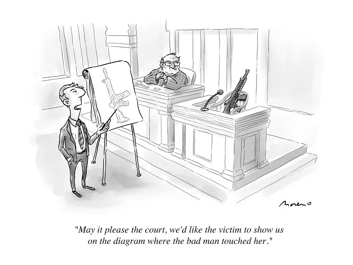 25 Absurd-Yet-Funny Cartoons I've Made That Got Rejected By "The New Yorker" (New Pics)