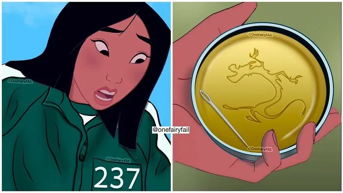 Este artista moderniza a los personajes de Disney colocándolos en todo tipo de escenarios interesantes (30 imágenes)