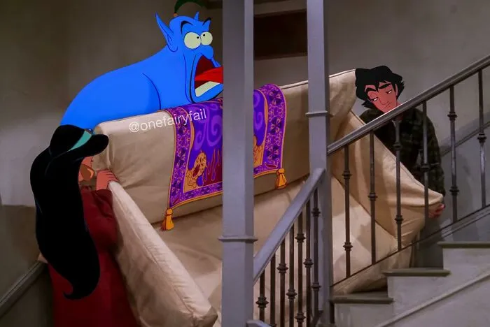 Este artista moderniza a los personajes de Disney colocándolos en todo tipo de escenarios interesantes (30 imágenes)