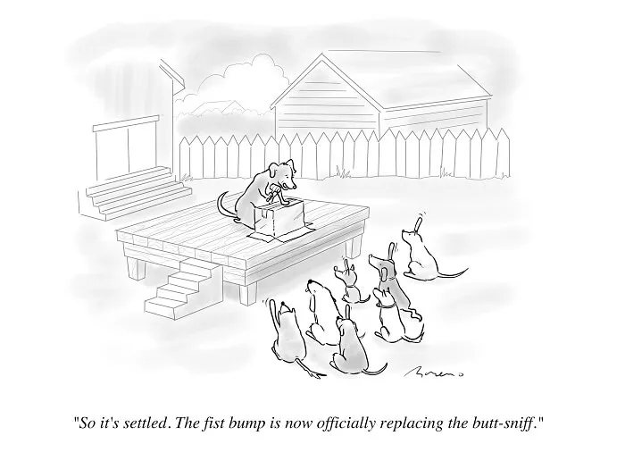 25 Absurd-Yet-Funny Cartoons I've Made That Got Rejected By "The New Yorker" (New Pics)
