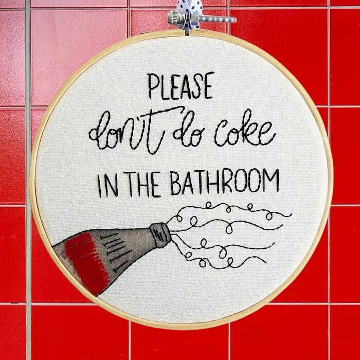 We Create Unapologetic Embroideries With Funny And Honest Quotes, And Here Are 40 Of The Best Ones